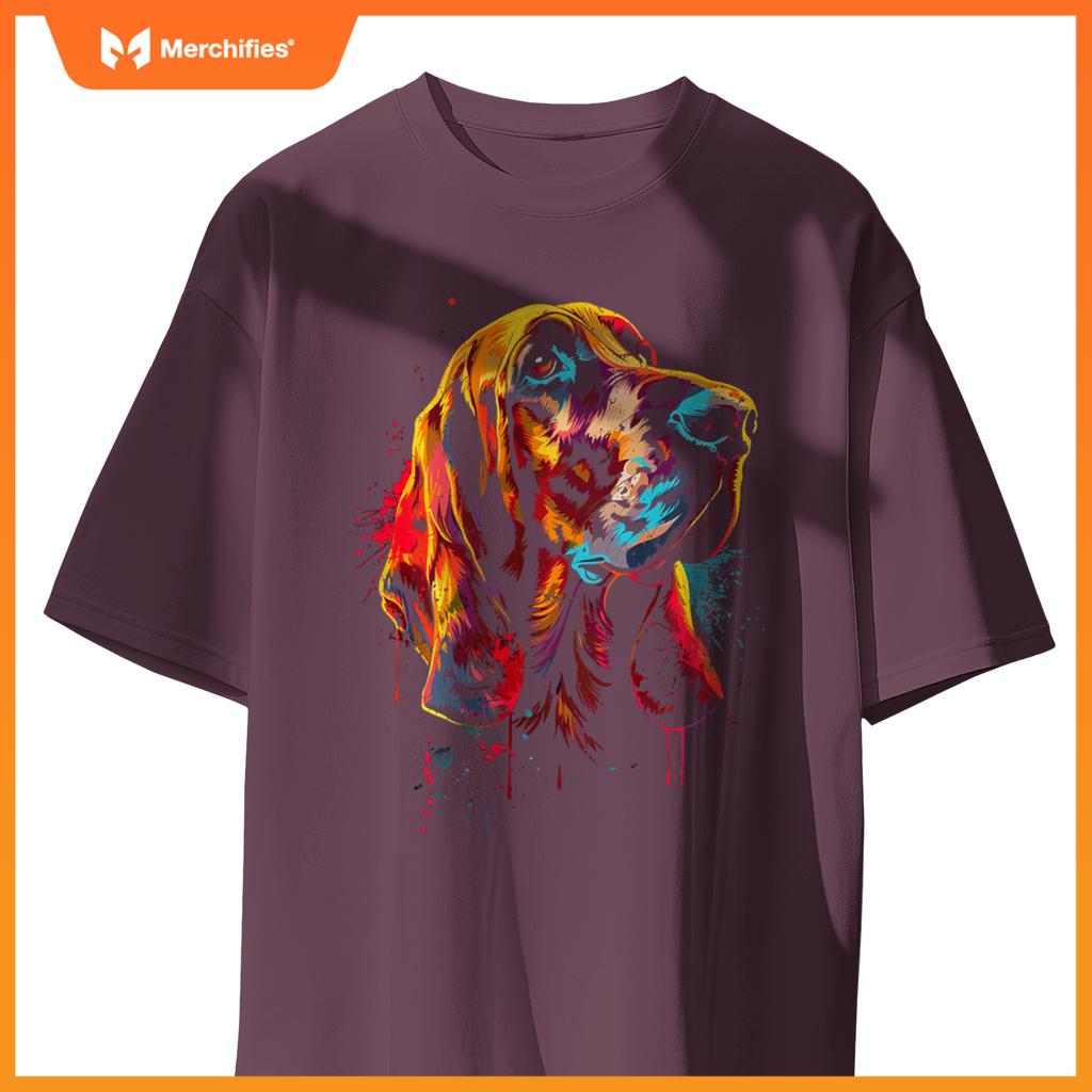 Bloodhound Dog Artwork T-Shirt