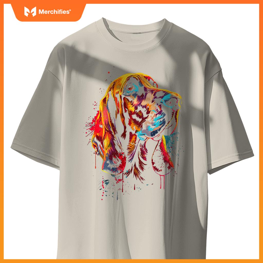 Bloodhound Dog Artwork T-Shirt