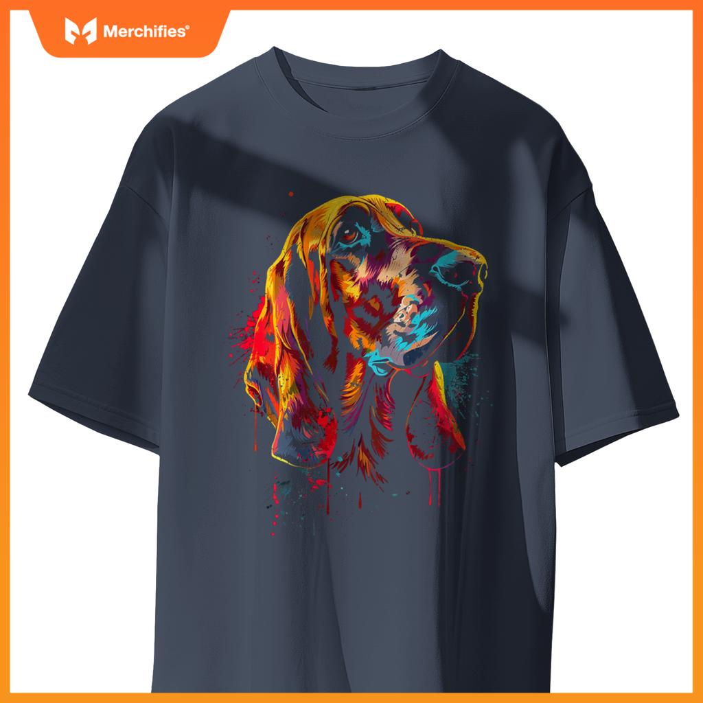 Bloodhound Dog Artwork T-Shirt