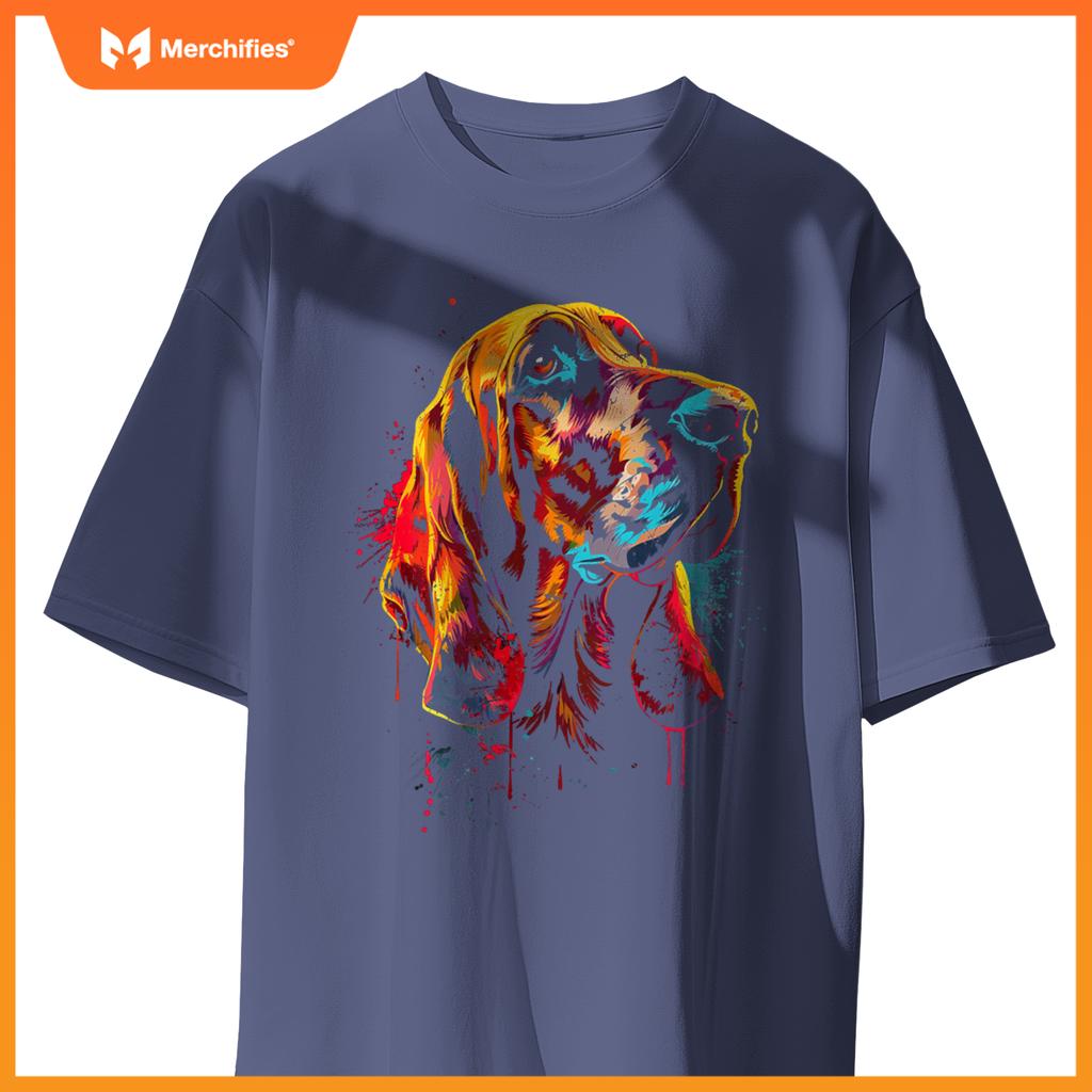 Bloodhound Dog Artwork T-Shirt