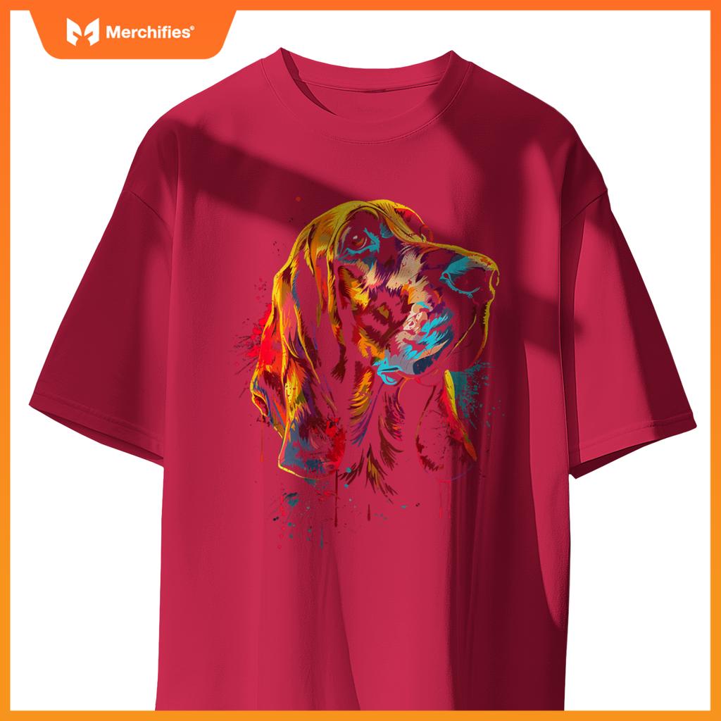 Bloodhound Dog Artwork T-Shirt