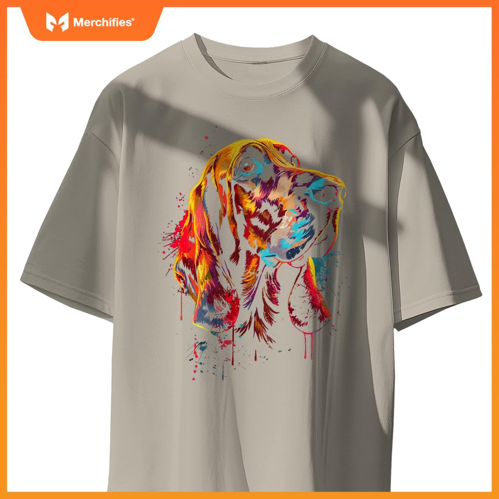 Bloodhound Dog Artwork T-Shirt