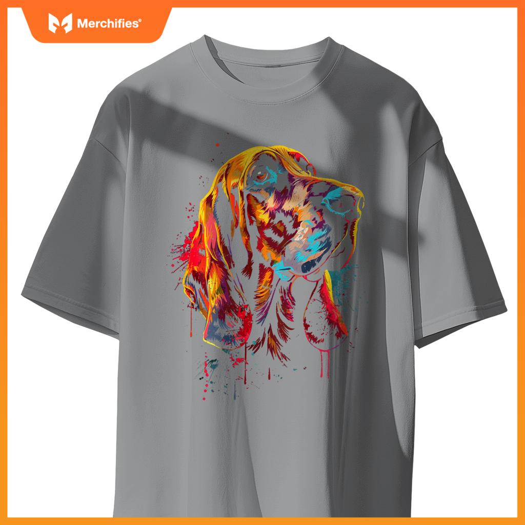Bloodhound Dog Artwork T-Shirt
