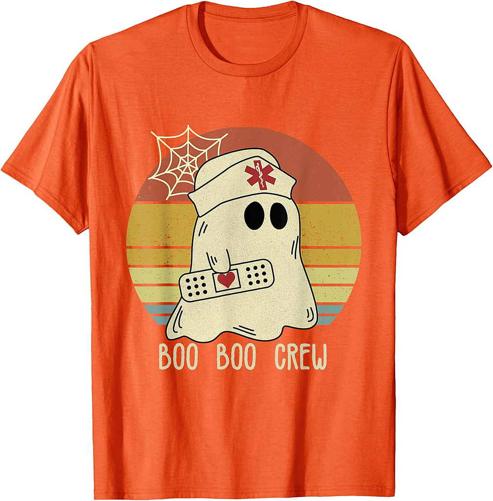 Boo Boo Crew Nurse Halloween Nurse for Women T-Shirt
