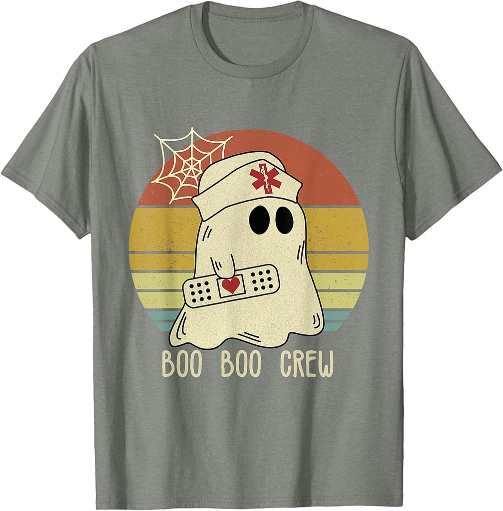 Boo Boo Crew Nurse Halloween Nurse for Women T-Shirt