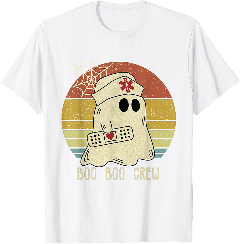 Boo Boo Crew Nurse Halloween Nurse for Women T-Shirt