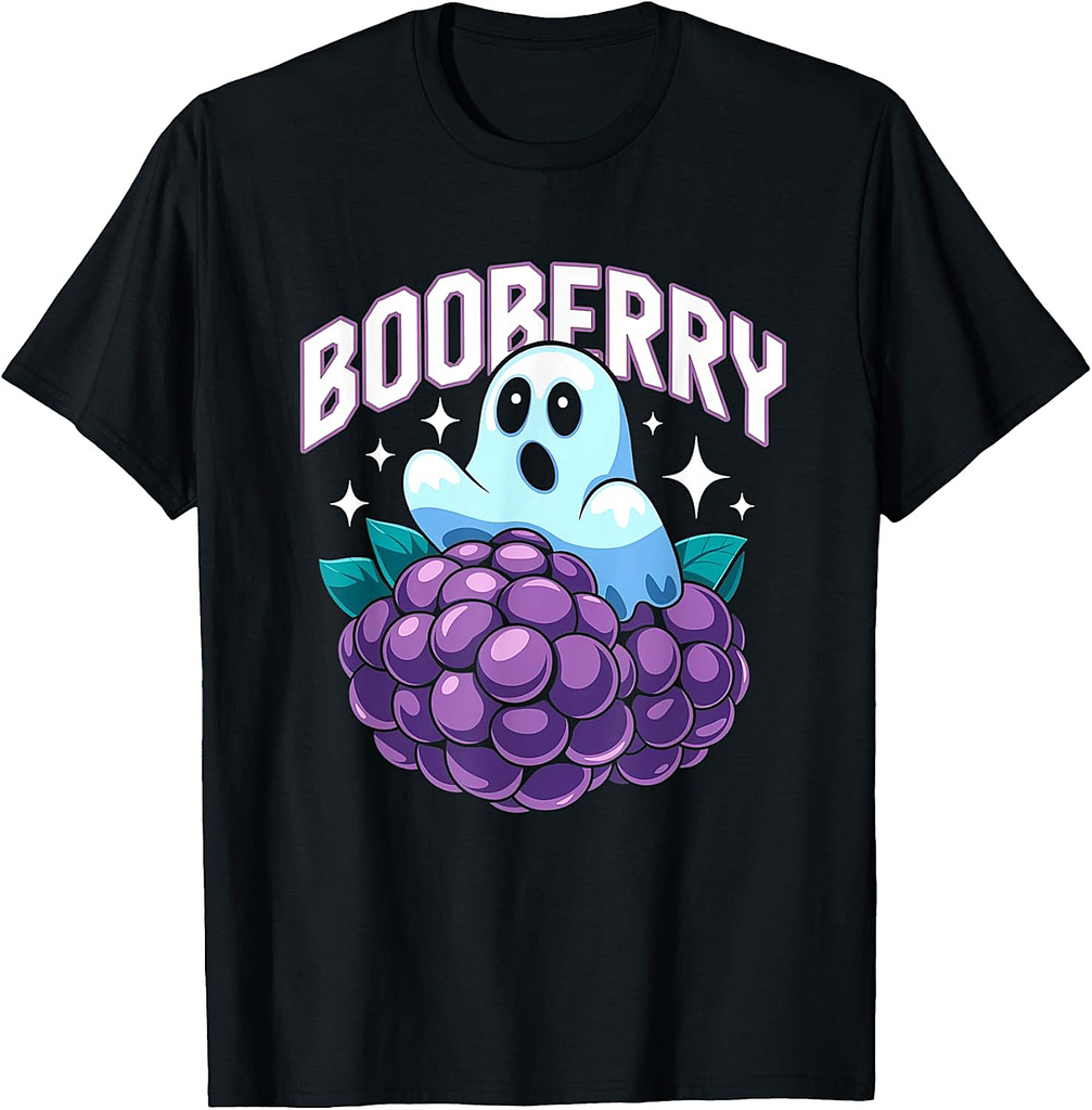BooBerry Cute Ghost Blueberry Halloween Costume T-Shirt