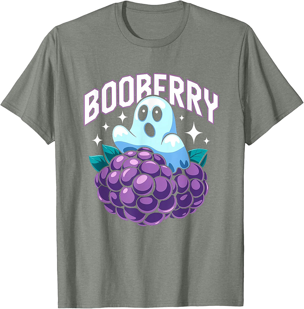 BooBerry Cute Ghost Blueberry Halloween Costume T-Shirt