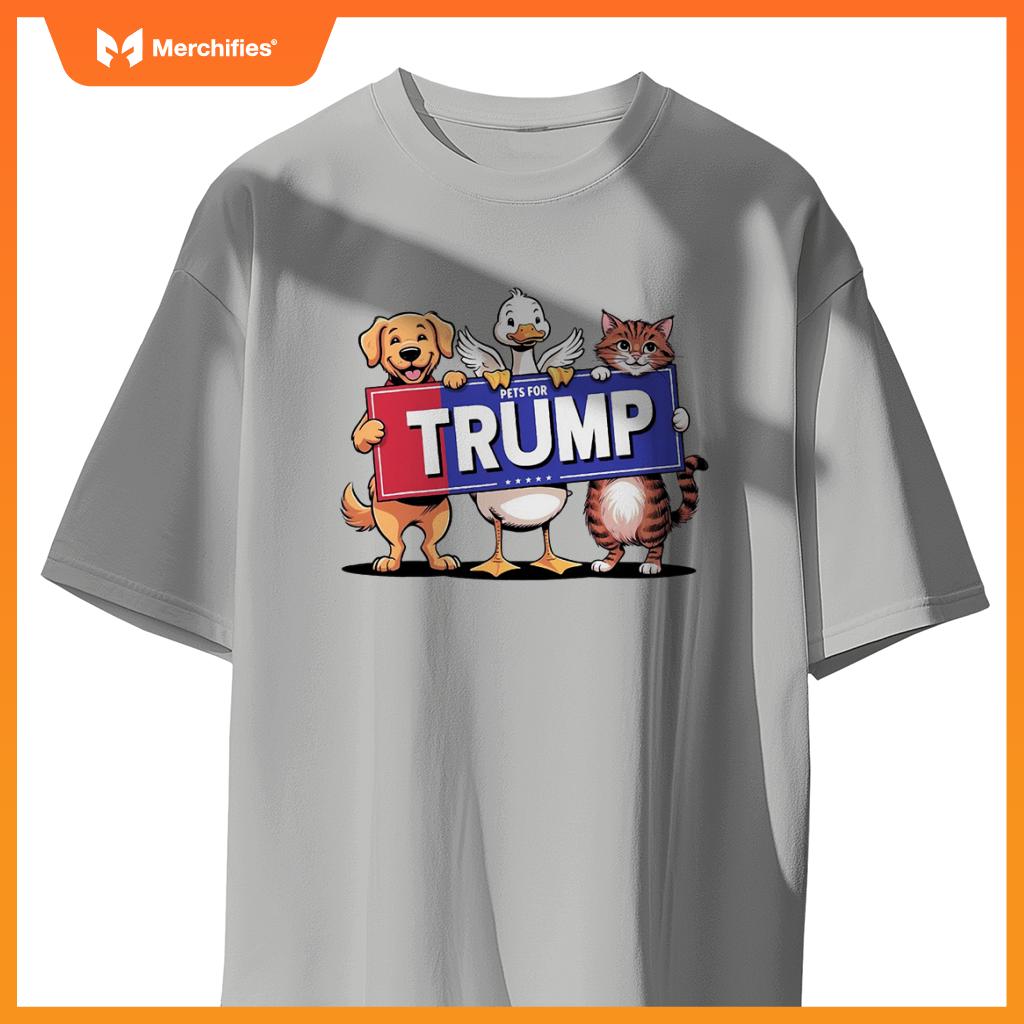 Cat duck dog pets for Trump T-Shirt