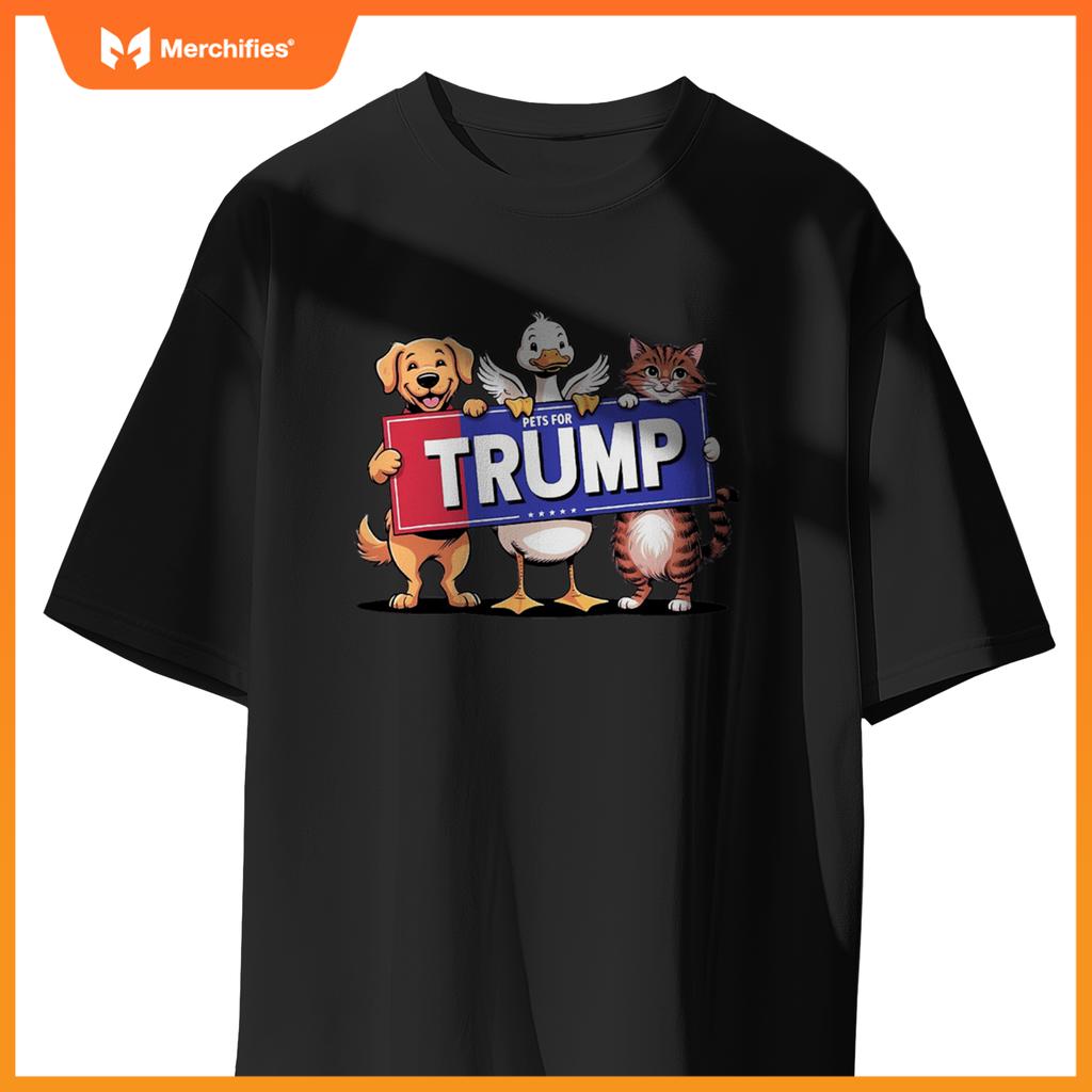 Cat duck dog pets for Trump T-Shirt