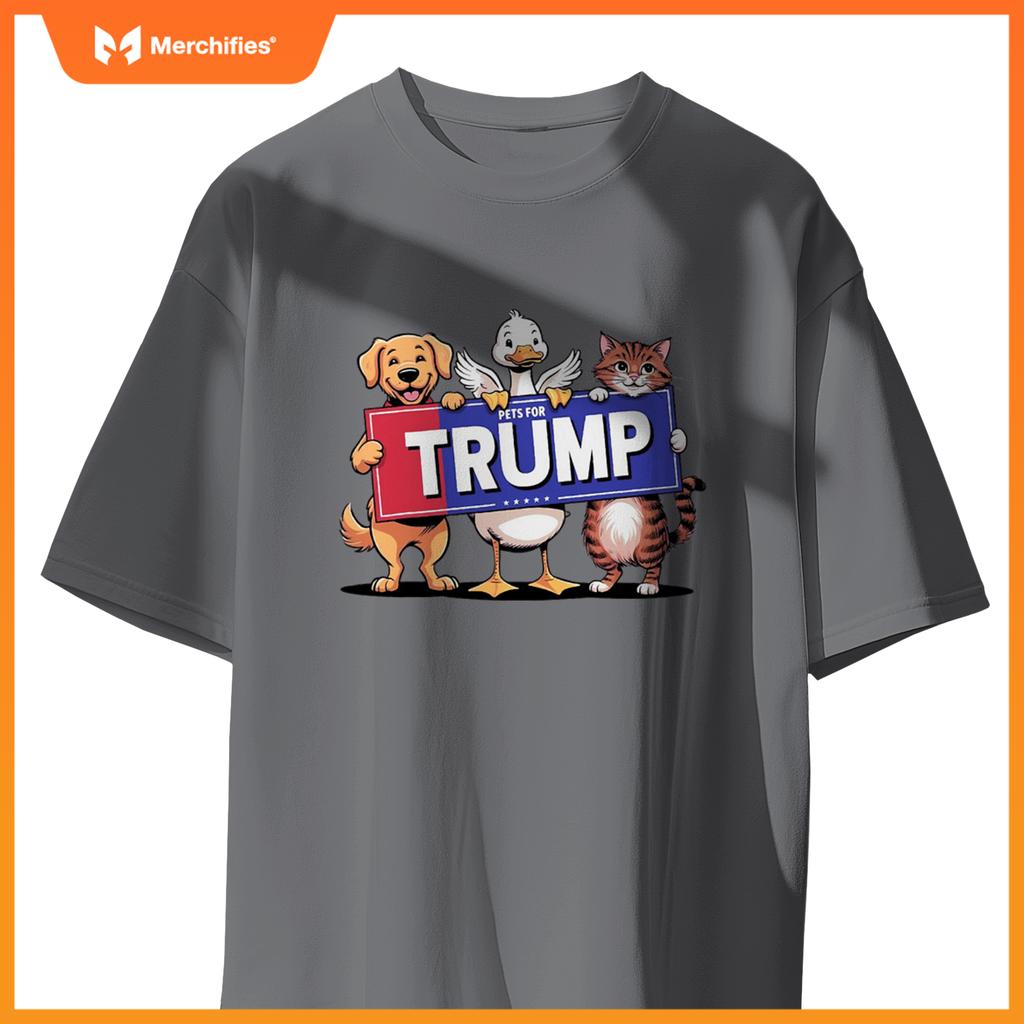 Cat duck dog pets for Trump T-Shirt