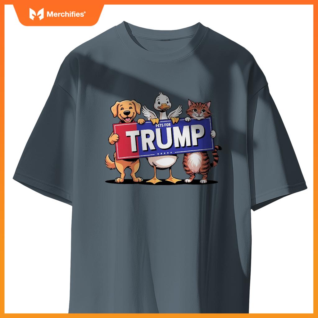 Cat duck dog pets for Trump T-Shirt