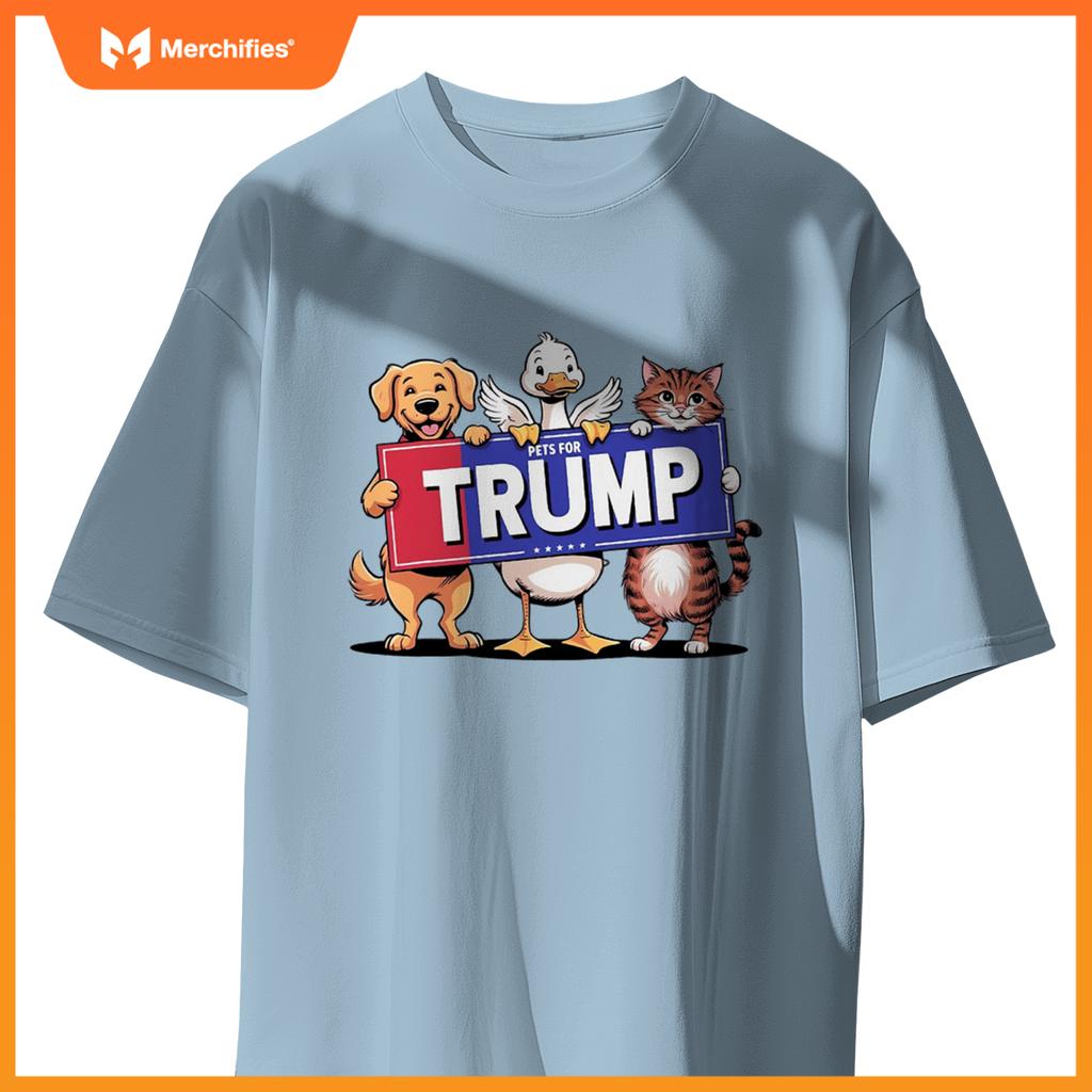 Cat duck dog pets for Trump T-Shirt