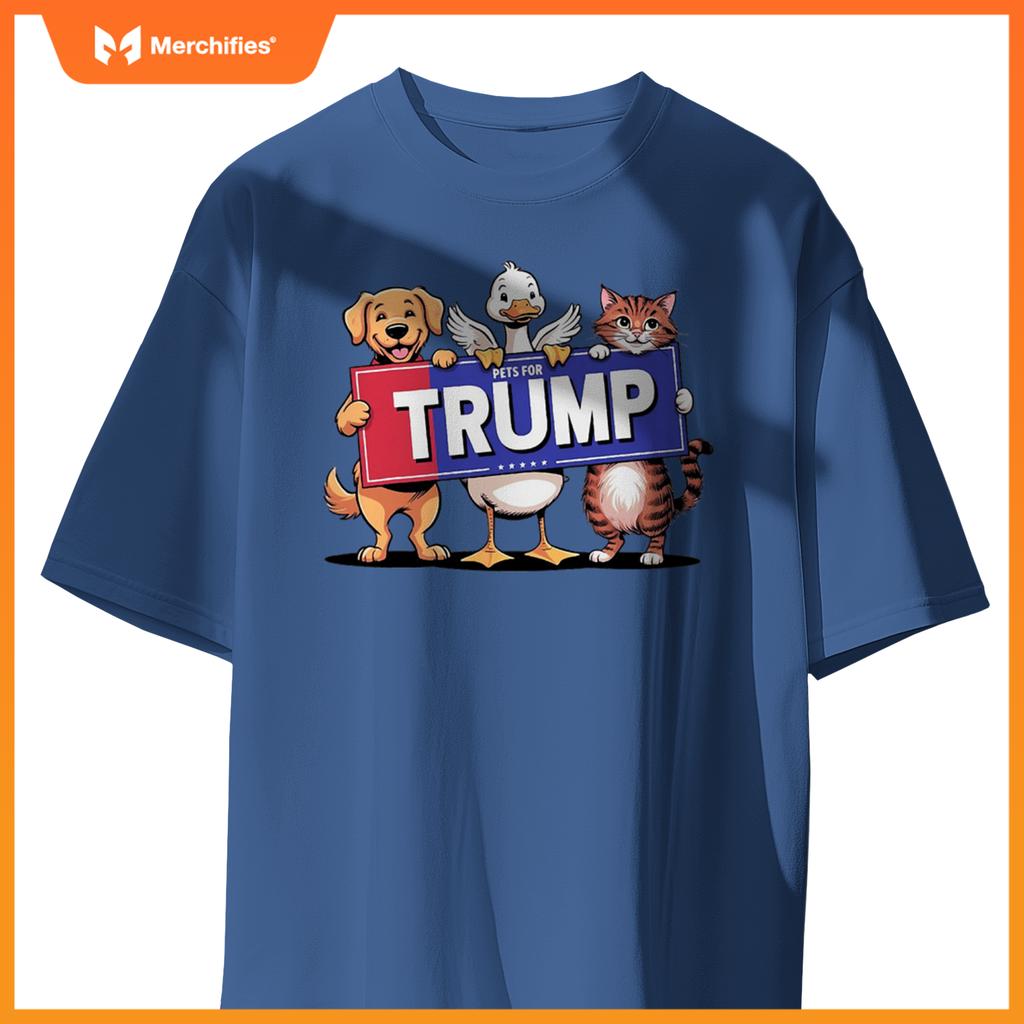 Cat duck dog pets for Trump T-Shirt