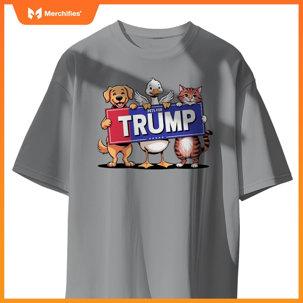 Cat duck dog pets for Trump T-Shirt