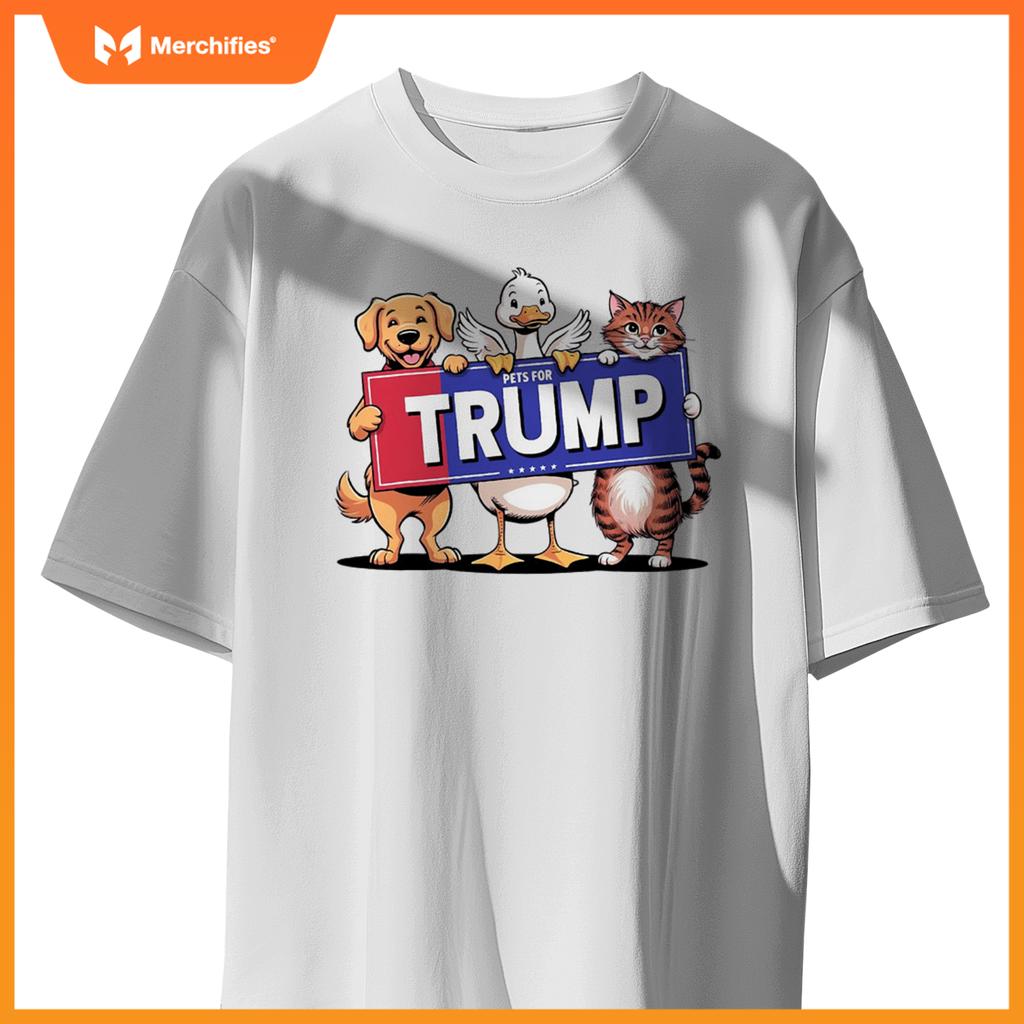 Cat duck dog pets for Trump T-Shirt