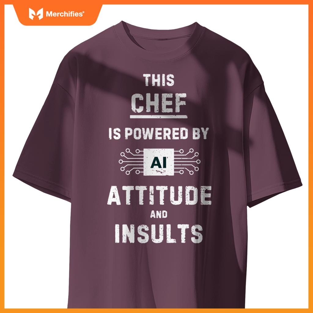 Chef Joke - Powered By AI - Artificial Intelligence T-Shirt
