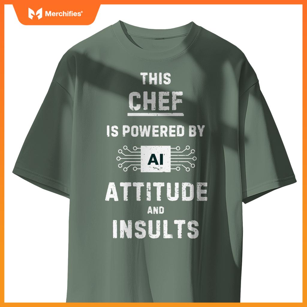 Chef Joke - Powered By AI - Artificial Intelligence T-Shirt