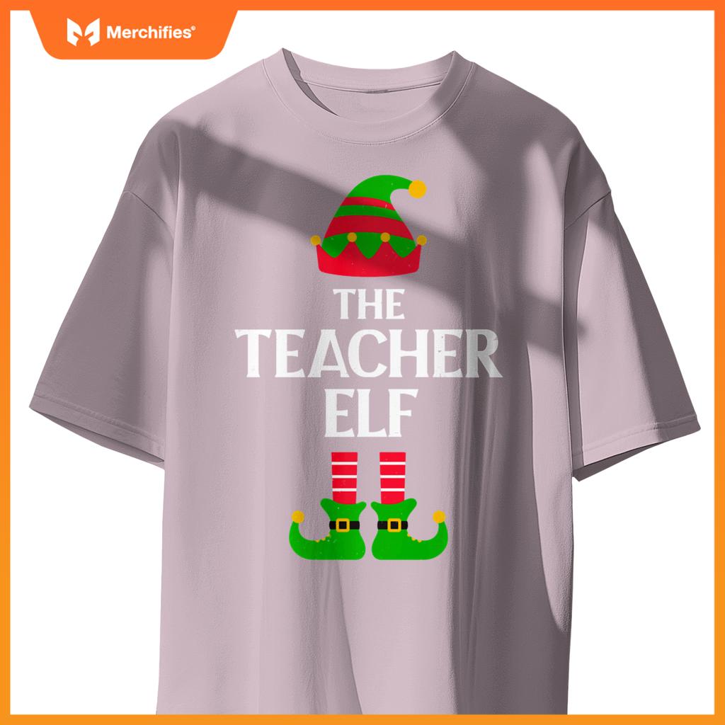 Christmas Elf Matching Family Pajama Group Funny Teacher Elf
