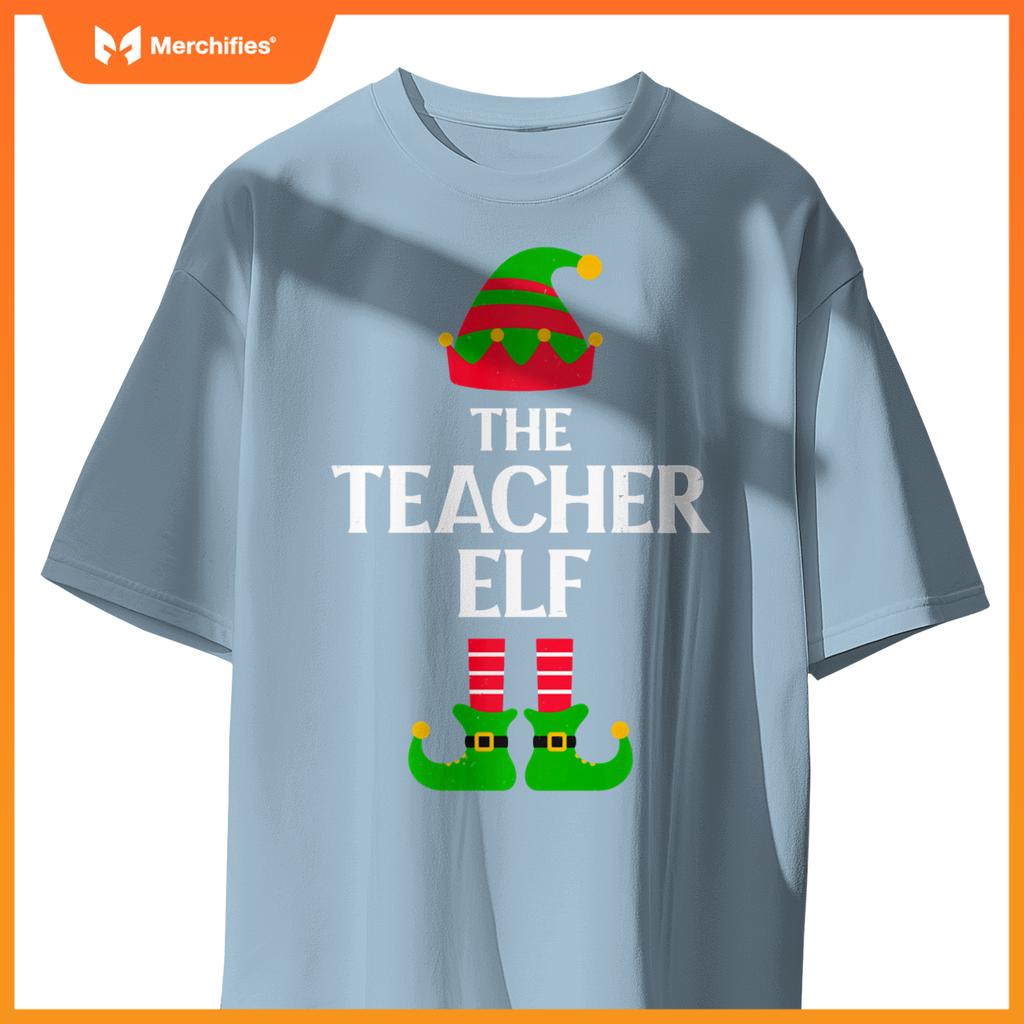 Christmas Elf Matching Family Pajama Group Funny Teacher Elf