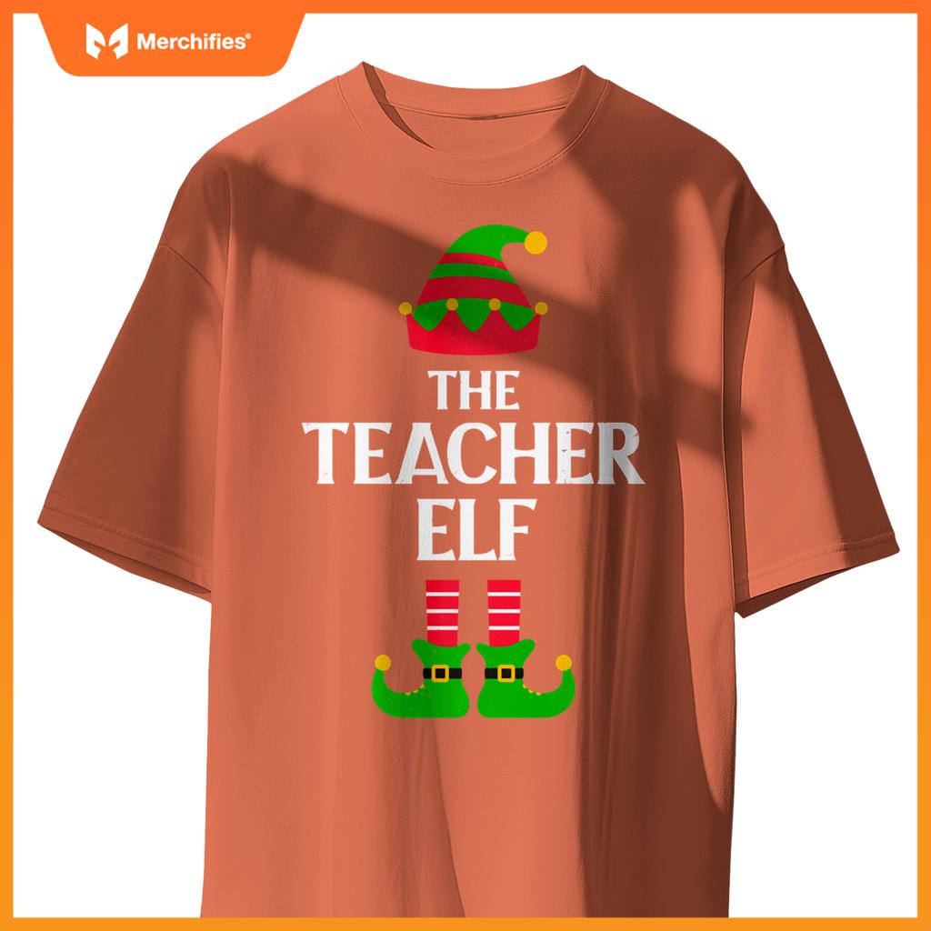 Christmas Elf Matching Family Pajama Group Funny Teacher Elf