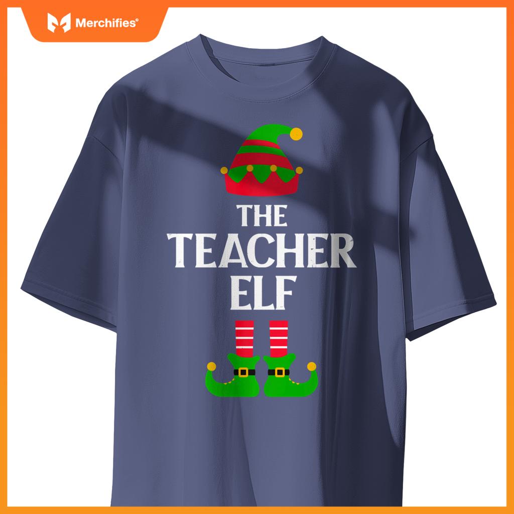 Christmas Elf Matching Family Pajama Group Funny Teacher Elf
