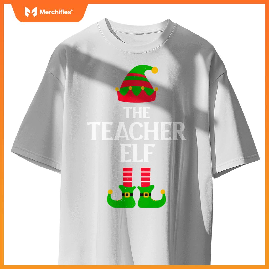 Christmas Elf Matching Family Pajama Group Funny Teacher Elf