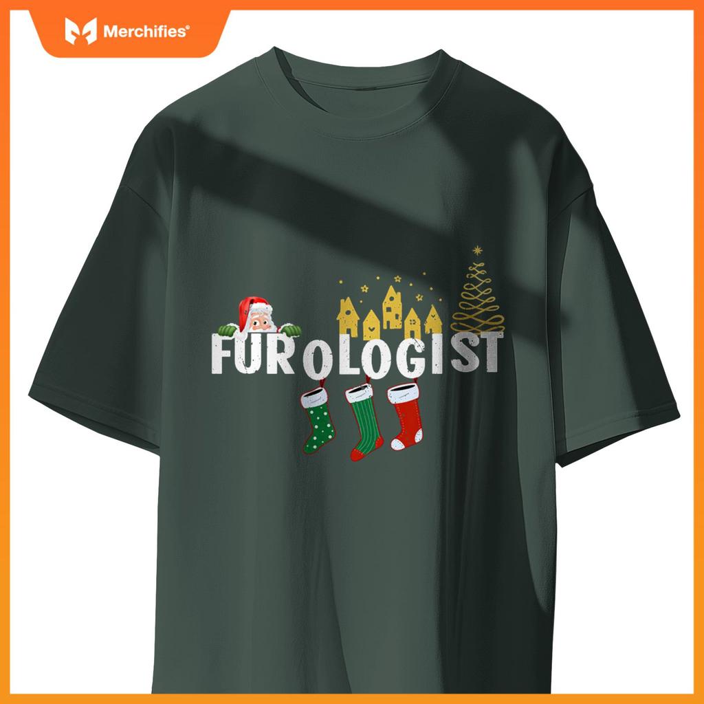 Christmas Furologist for Dog Groomers & Pet Lovers T-Shirt
