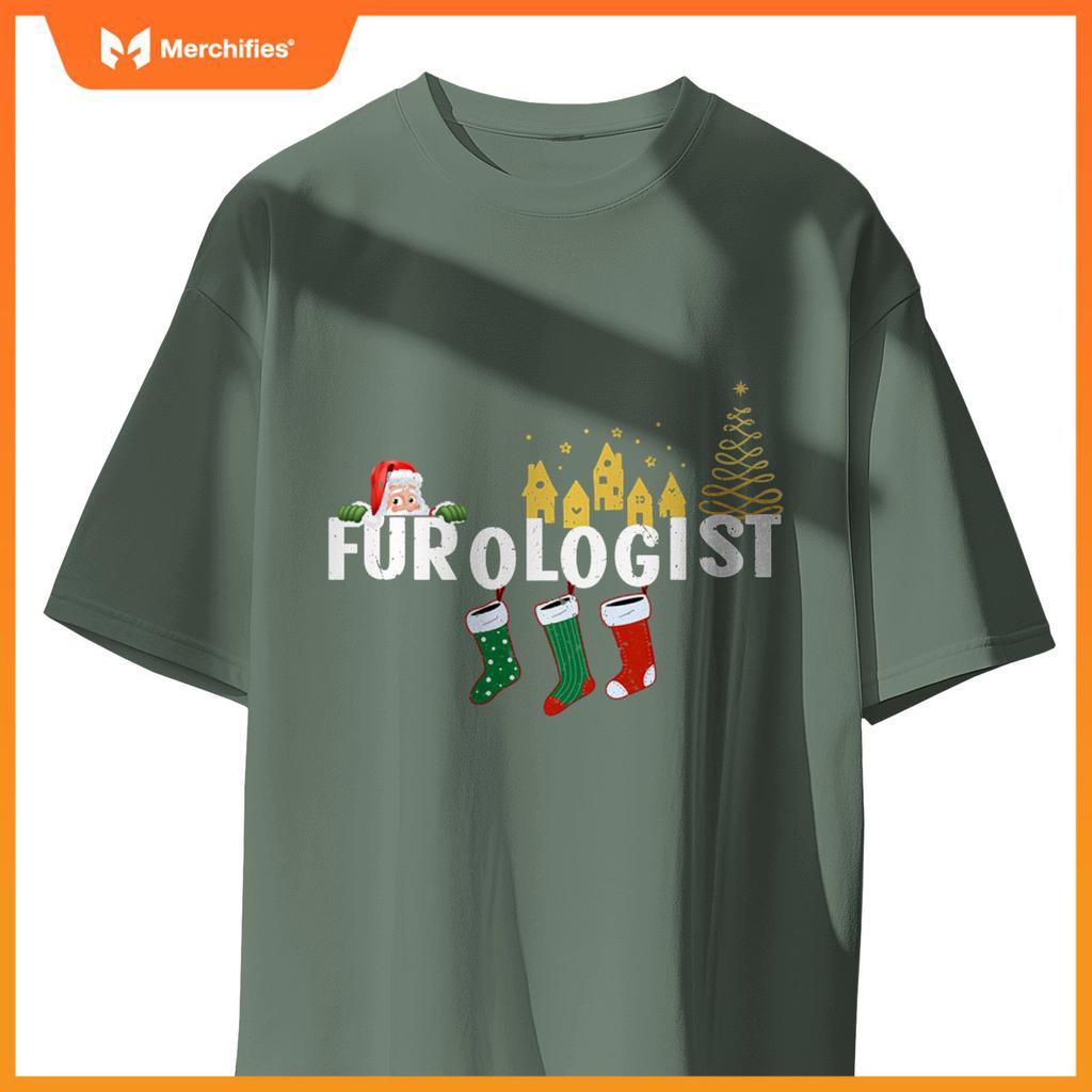 Christmas Furologist for Dog Groomers & Pet Lovers T-Shirt