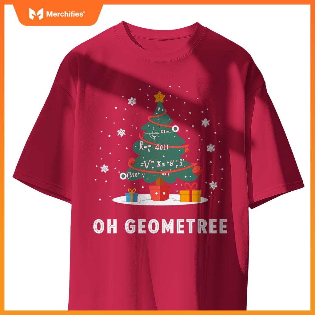 Christmas Geometry Teacher Xmas Math Equations Geometreetree