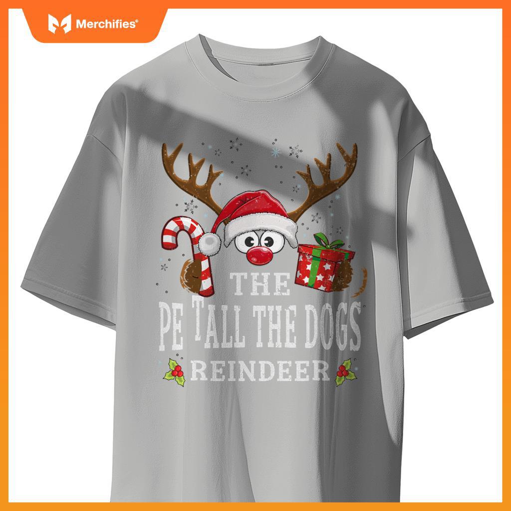 Christmas Matching The Pet All The Dogs Reindeer Family T-Shirt