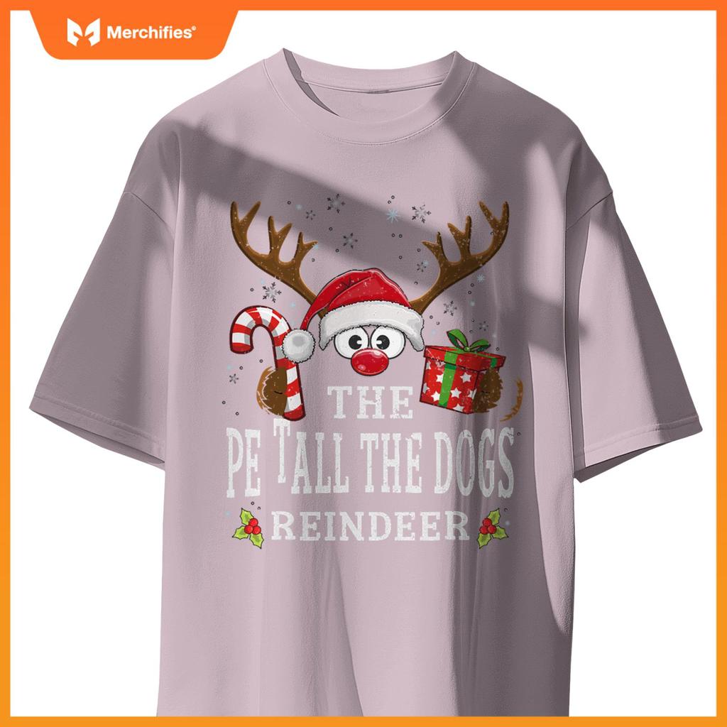 Christmas Matching The Pet All The Dogs Reindeer Family T-Shirt
