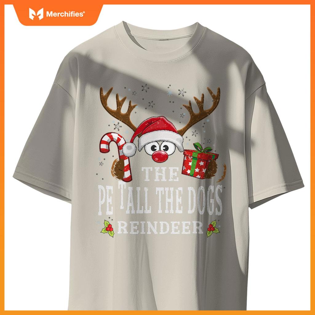 Christmas Matching The Pet All The Dogs Reindeer Family T-Shirt