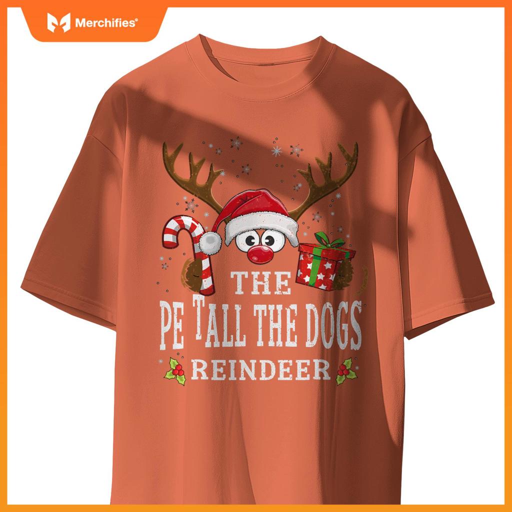 Christmas Matching The Pet All The Dogs Reindeer Family T-Shirt