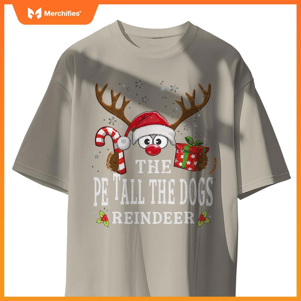 Christmas Matching The Pet All The Dogs Reindeer Family T-Shirt