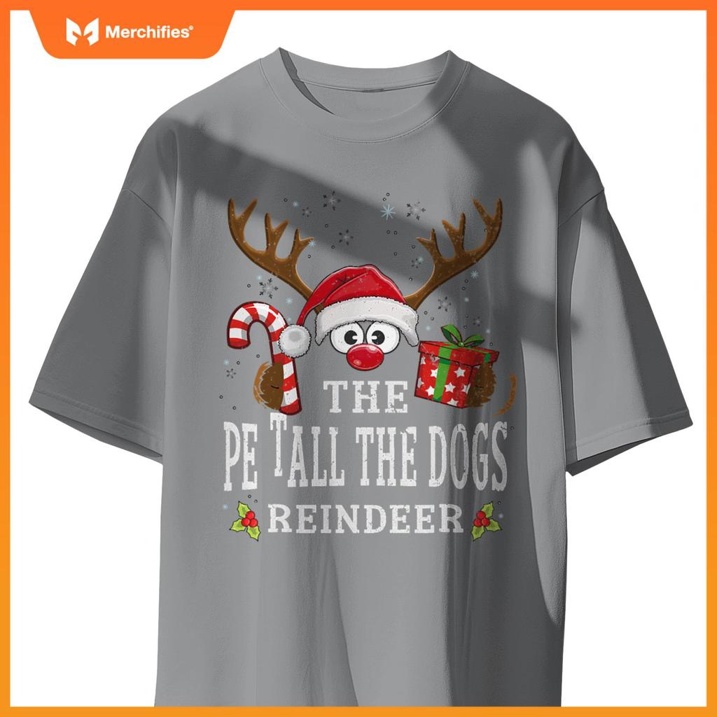 Christmas Matching The Pet All The Dogs Reindeer Family T-Shirt