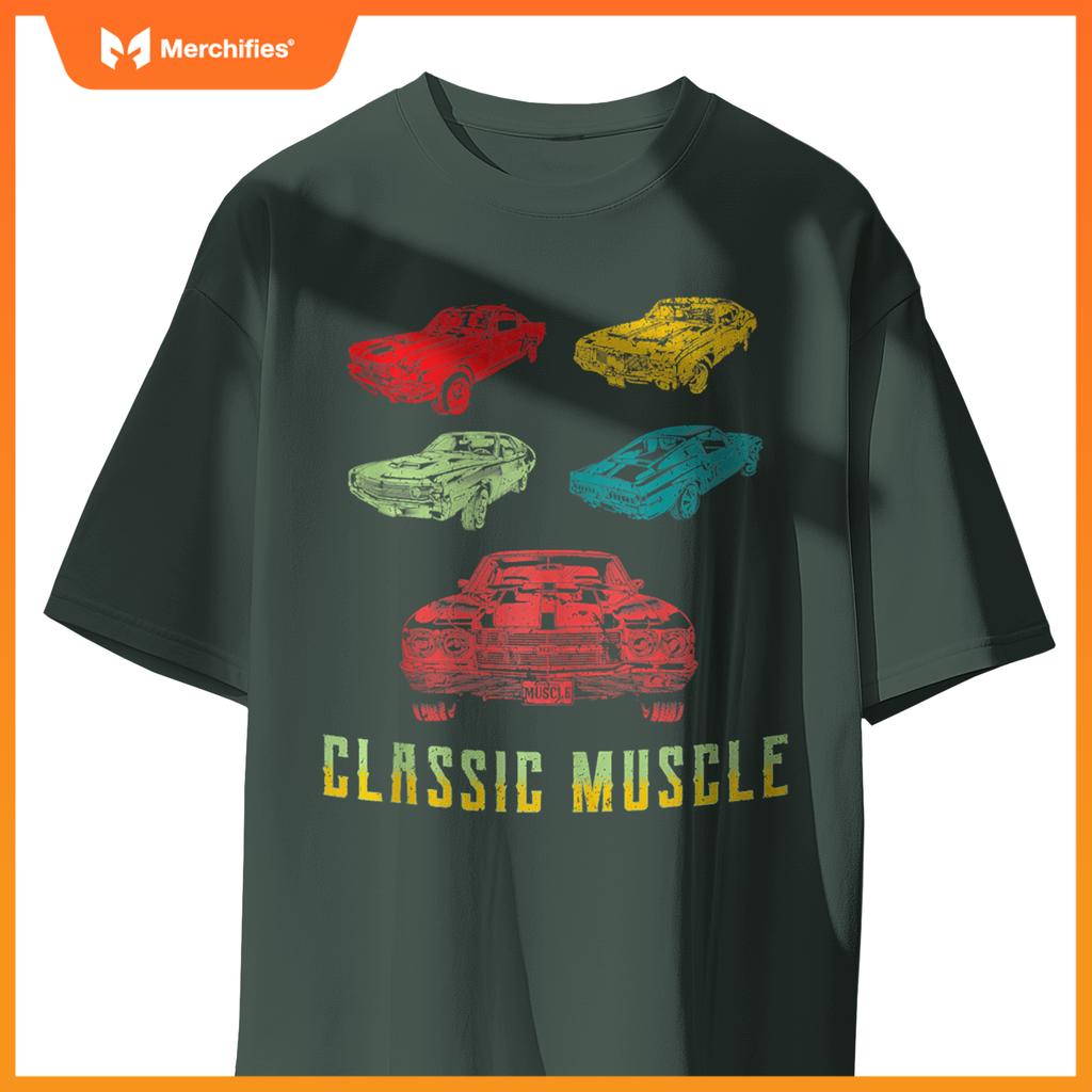 Classic Muscle! Retro Design American Muscle Car Enthusiast T-Shirt