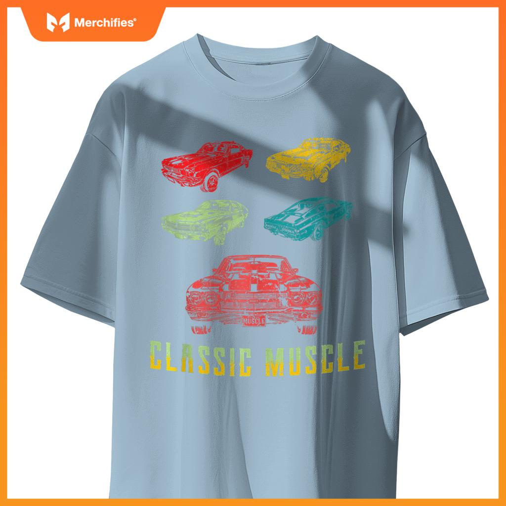 Classic Muscle! Retro Design American Muscle Car Enthusiast T-Shirt