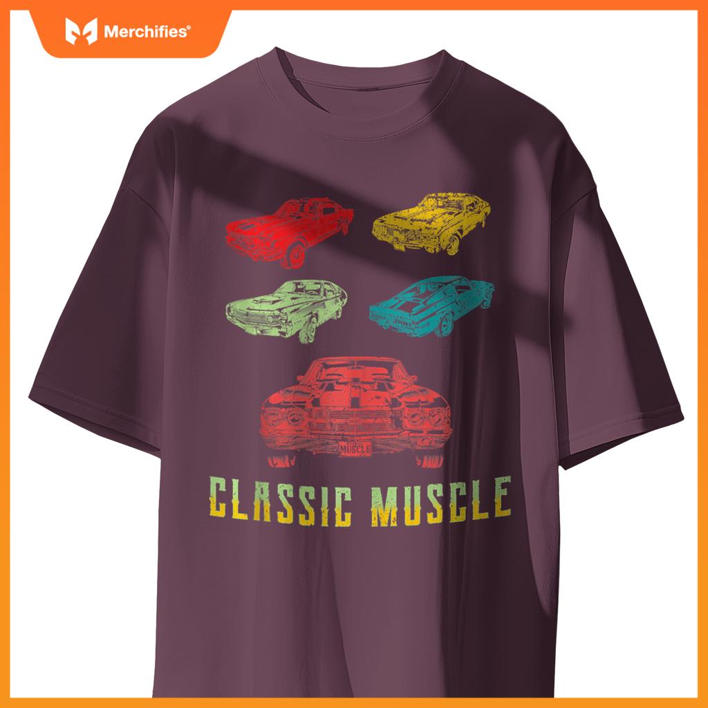 Classic Muscle! Retro Design American Muscle Car Enthusiast T-Shirt