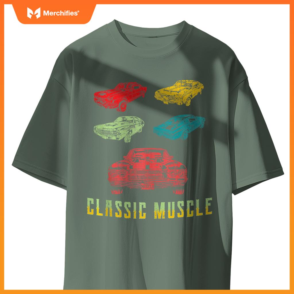 Classic Muscle! Retro Design American Muscle Car Enthusiast T-Shirt