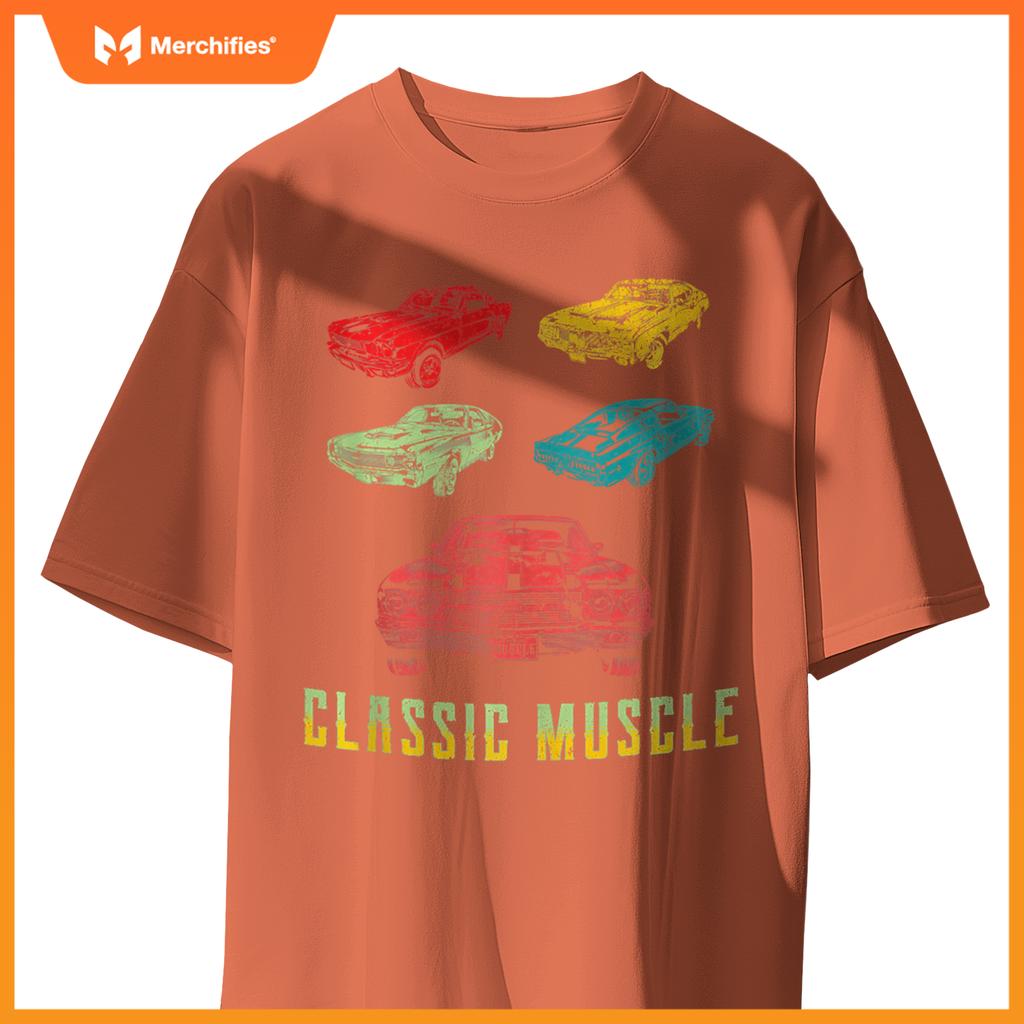 Classic Muscle! Retro Design American Muscle Car Enthusiast T-Shirt