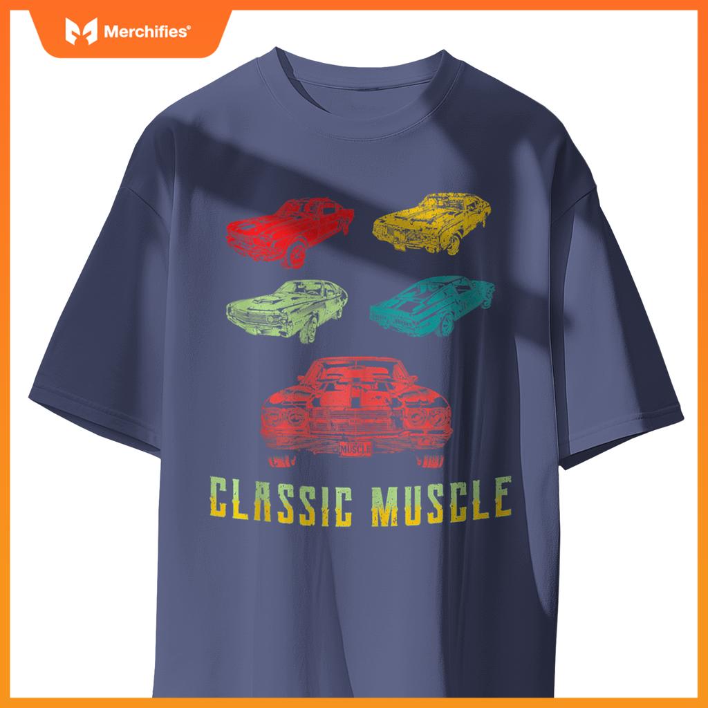 Classic Muscle! Retro Design American Muscle Car Enthusiast T-Shirt