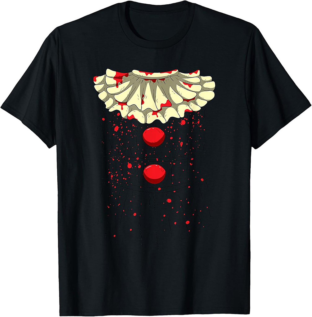 Clown Circus Serial Killer, Scary Bloody Halloween Costume T-Shirt