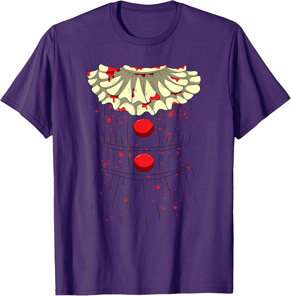 Clown Circus Serial Killer, Scary Bloody Halloween Costume T-Shirt