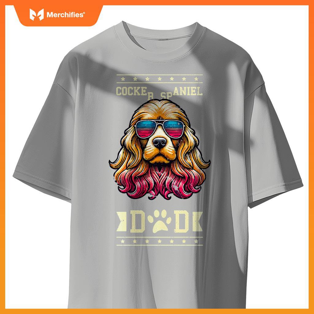 Cocker Spaniel Dad Spaniels T-Shirt