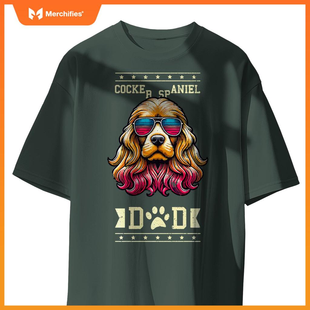 Cocker Spaniel Dad Spaniels T-Shirt