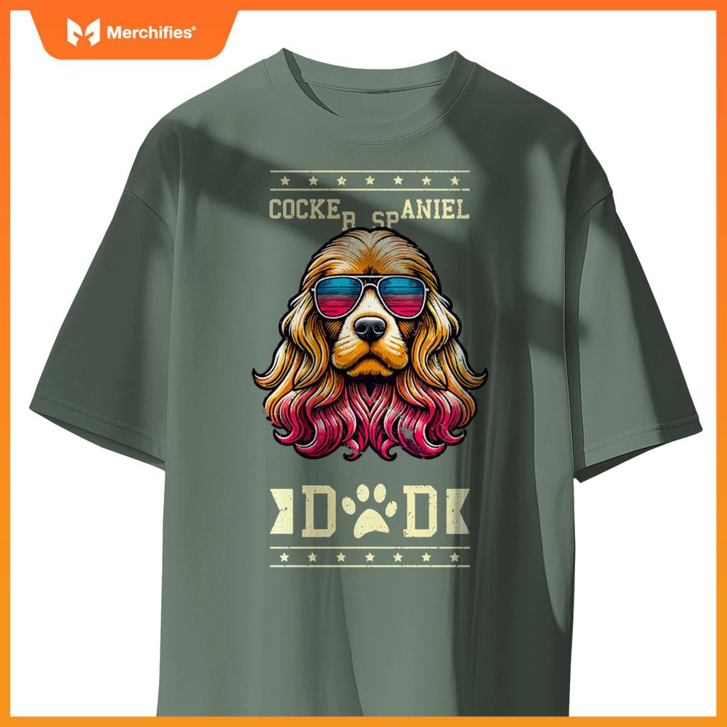 Cocker Spaniel Dad Spaniels T-Shirt