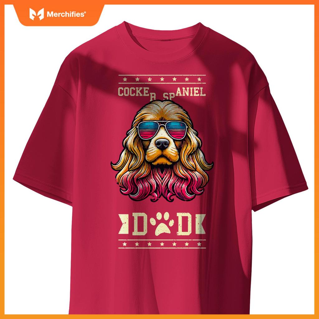 Cocker Spaniel Dad Spaniels T-Shirt