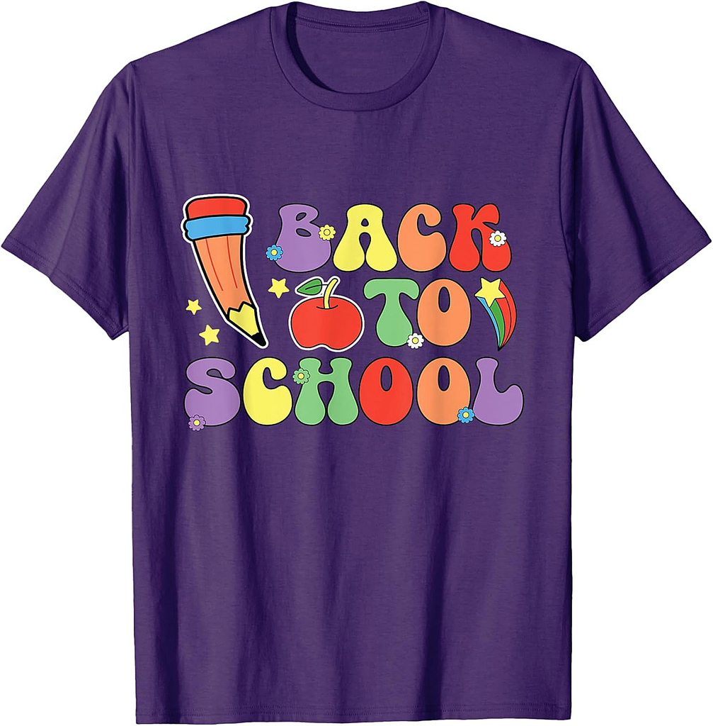 Colorful Design Back To School, Shirt For Teacher or Kids T-Shirt