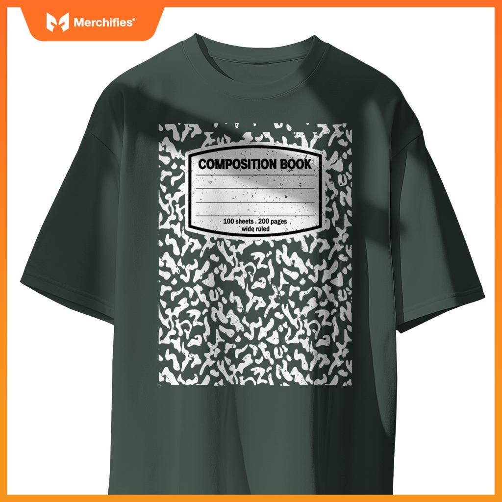 Composition Book Notebook Matching group Halloween Teacher T-Shirt